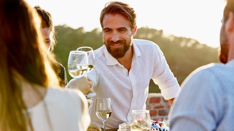 vin blanc italien